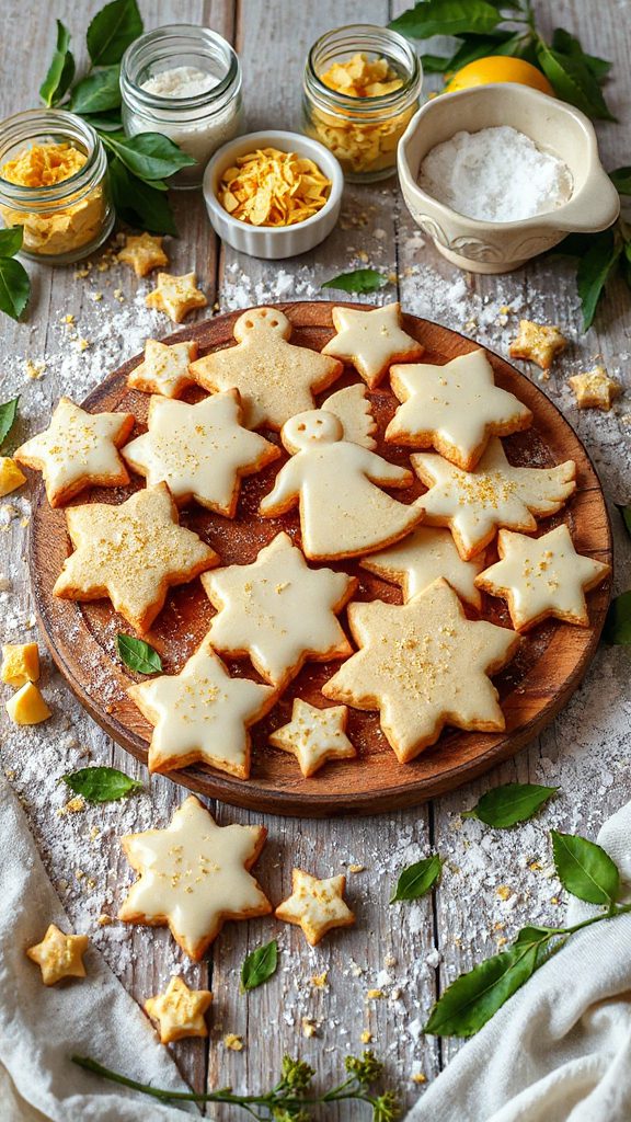 delicate lemon verbena cookies