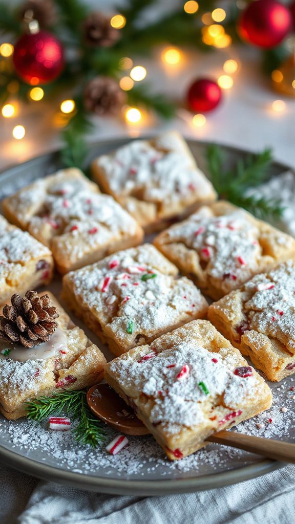 delicious holiday cookie squares
