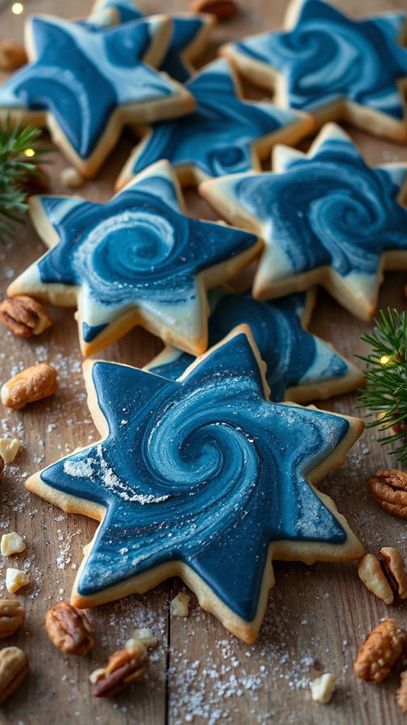 delicious marbled chocolate cookies