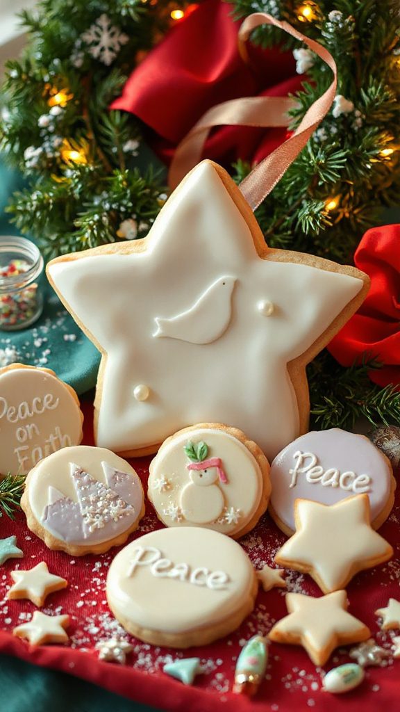 delicious peace on earth cookies