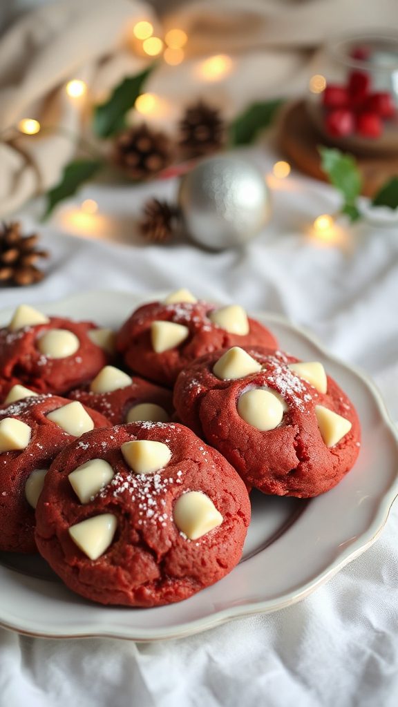 delicious red velvet cookies