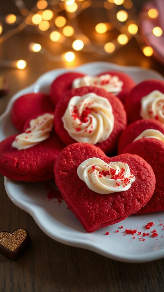 delicious red velvet cookies