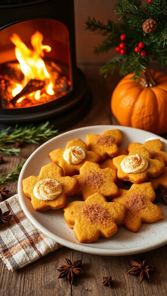 delicious spiced pumpkin cookies