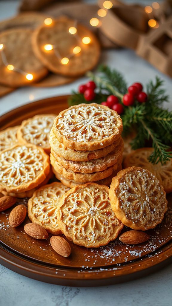 delicious vanilla almond cookies