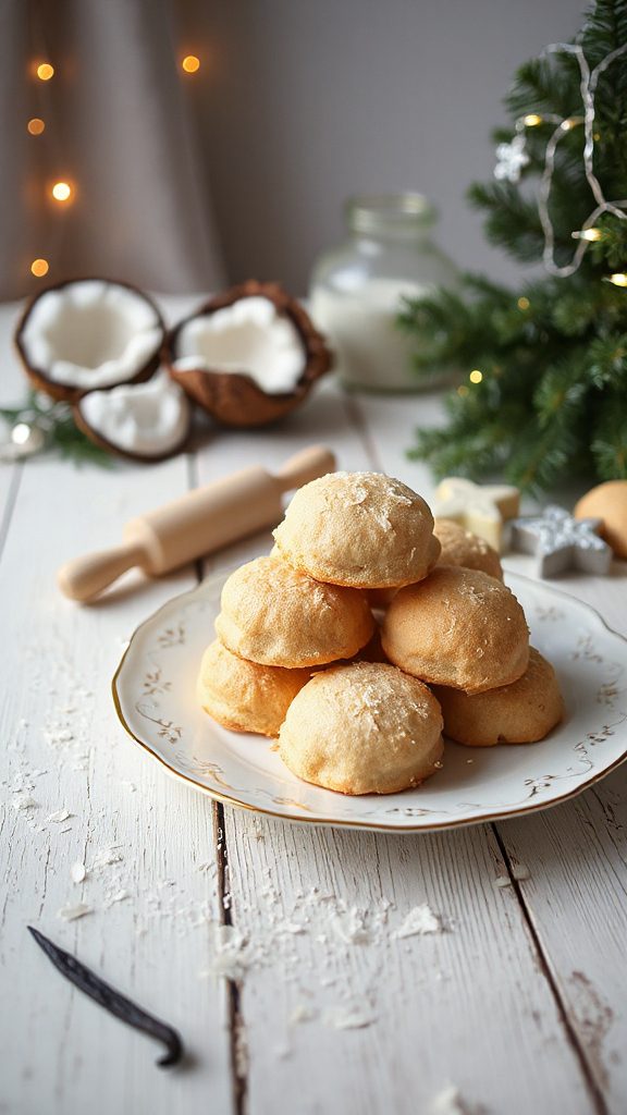 delicious vanilla coconut cookies