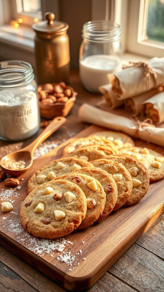 delicious white chocolate cookies