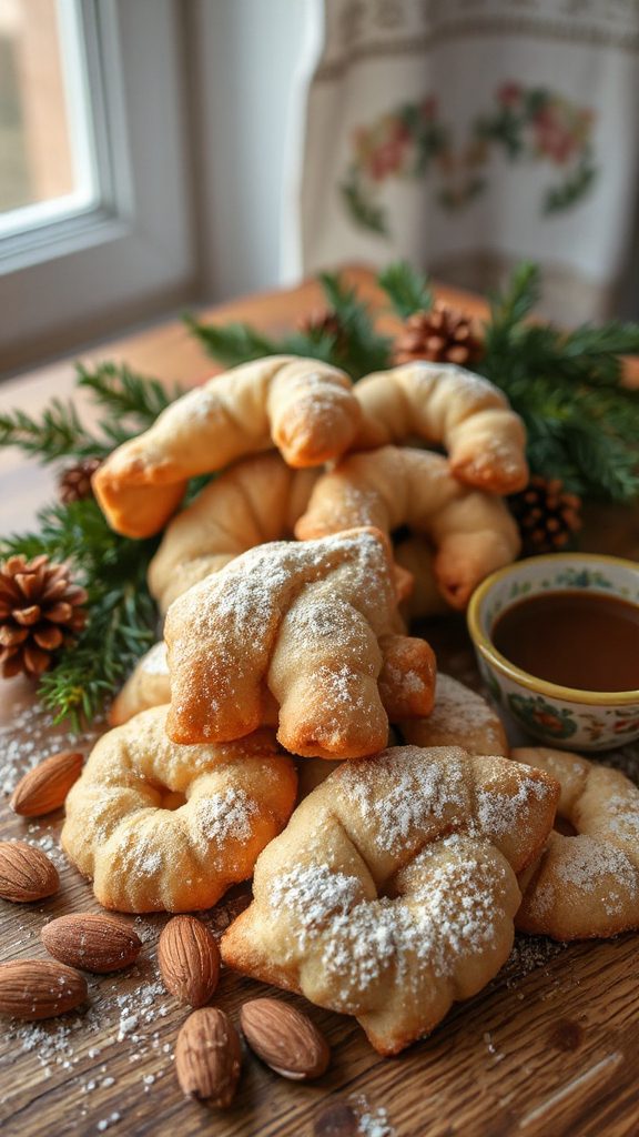 delightful almond crescent cookies