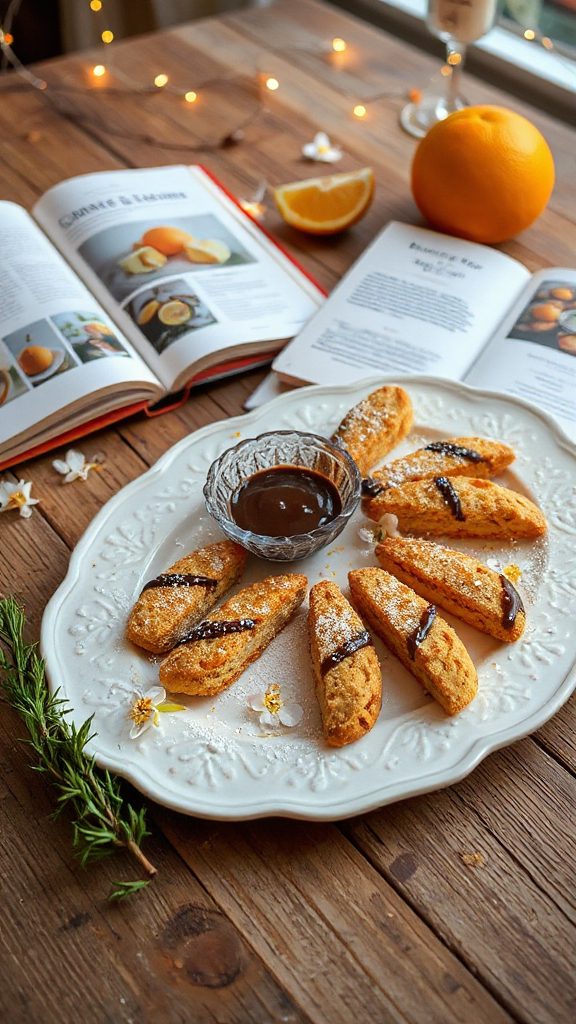 delightful chocolate orange biscotti