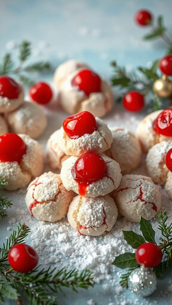 delightful festive cherry cookies delightful festive cherry cookies