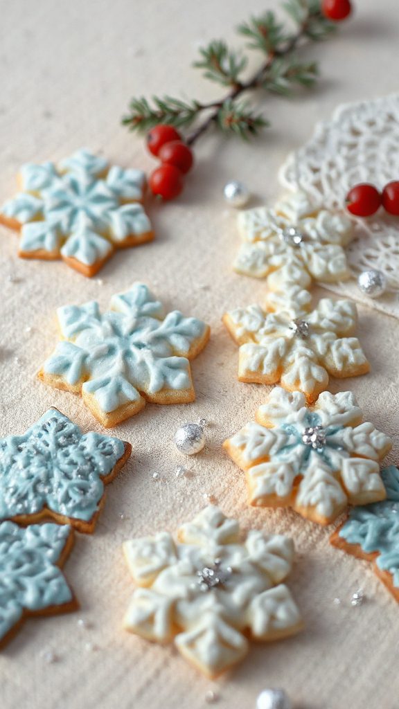delightful holiday snowflake cookies