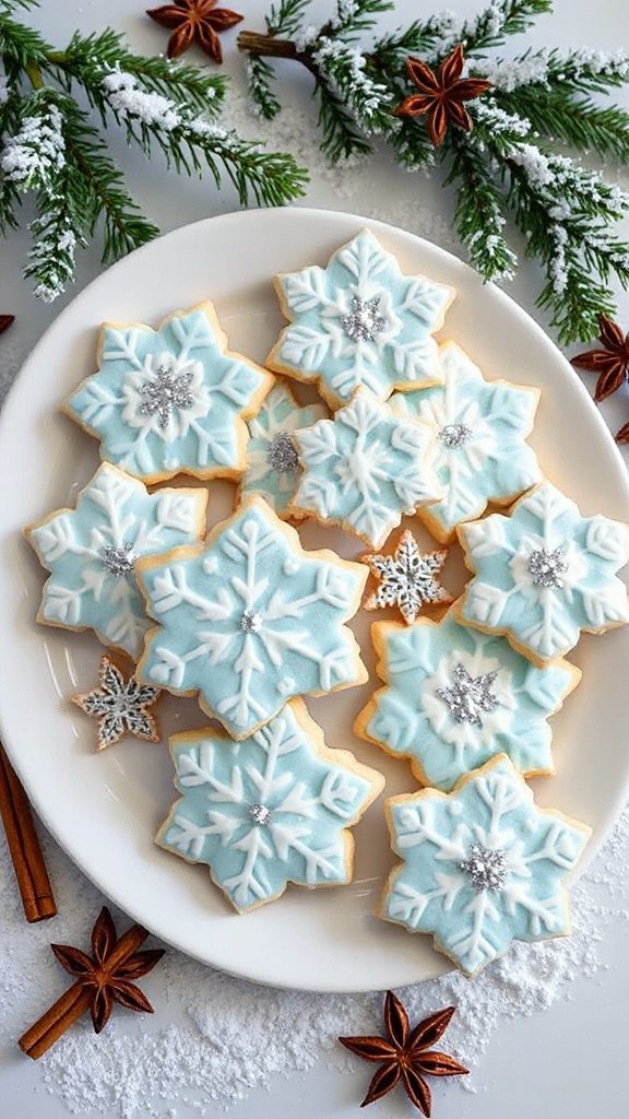 delightful holiday snowflake cookies