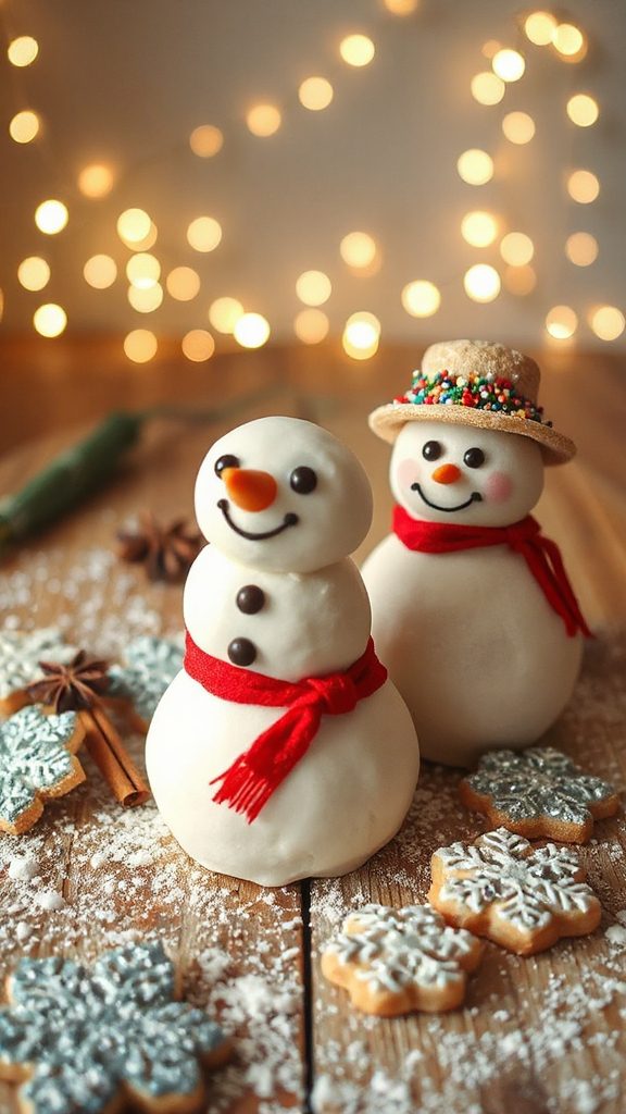 delightful holiday snowman cookies