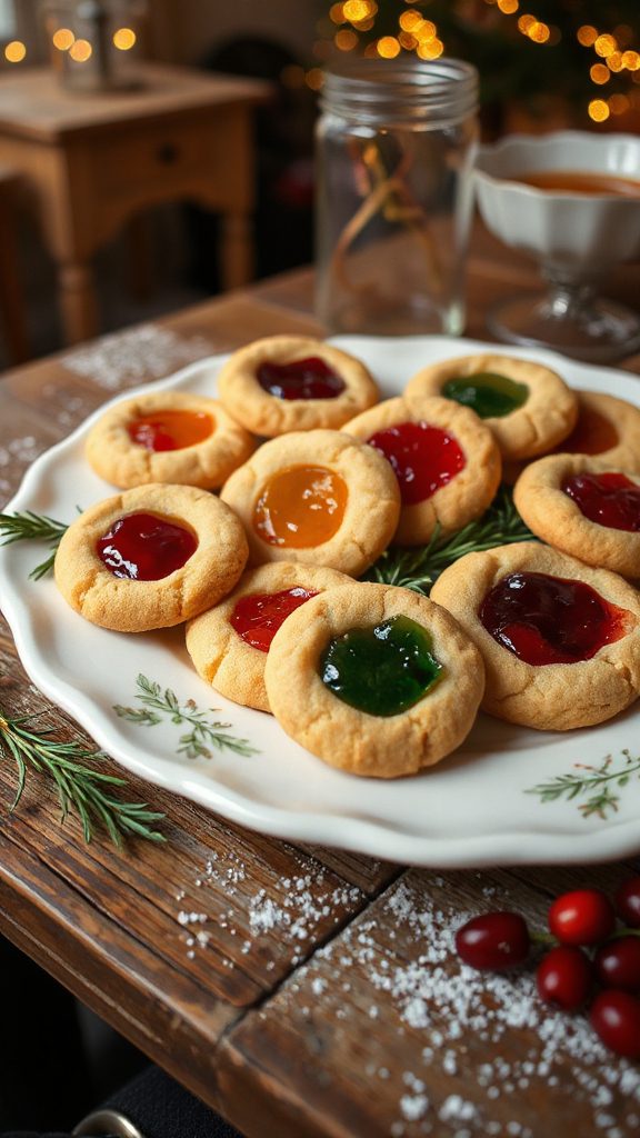 delightful jam filled cookies