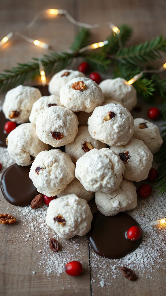 delightful nutty chocolate cookies