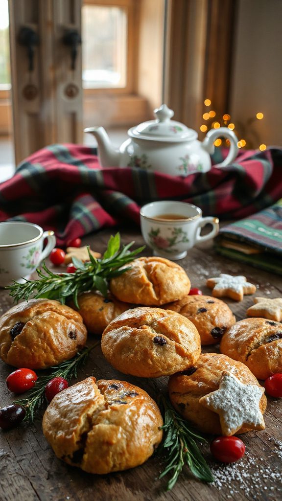 eccles cakes with currants