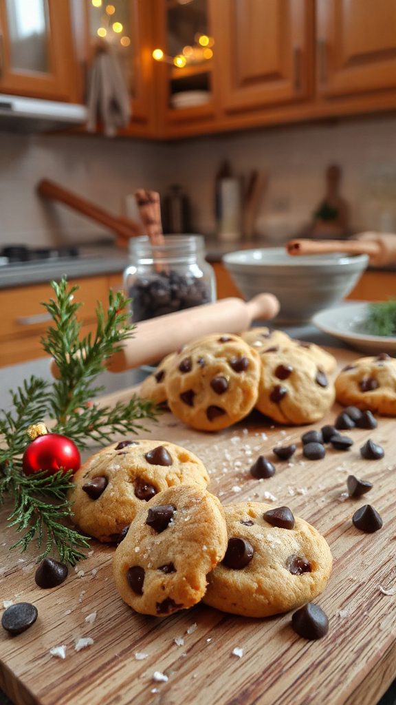 eggless chocolate chip cookies