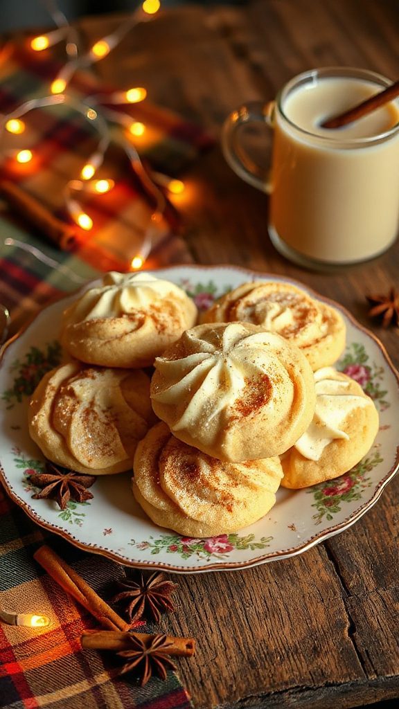 eggnog cream cheese cookies
