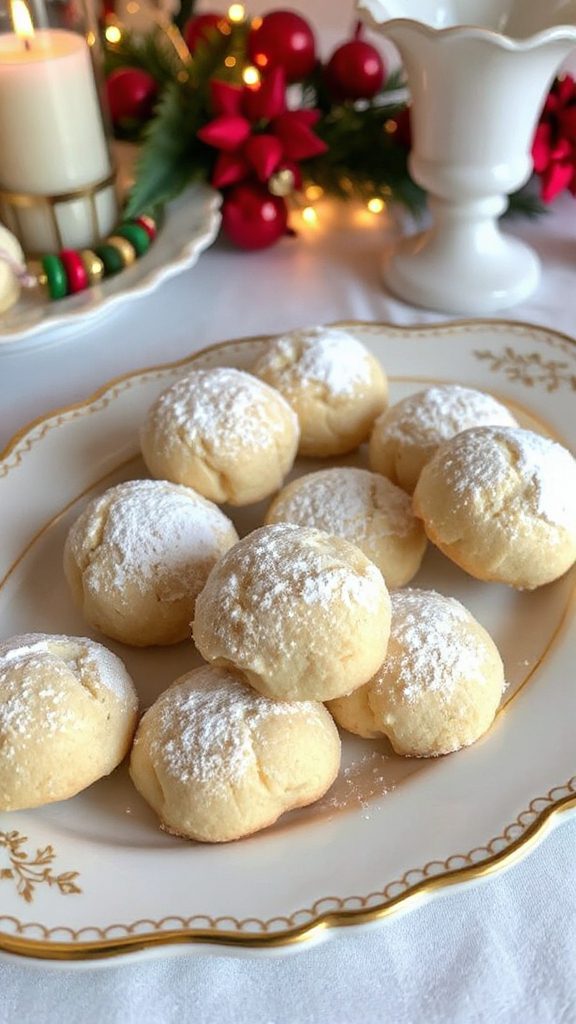 eggnog flavored holiday cookies