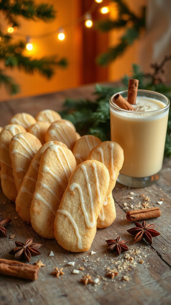 eggnog flavored stick cookies eggnog flavored stick cookies