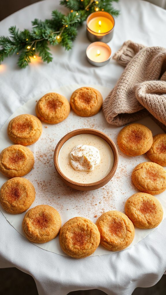 eggnog infused holiday cookies