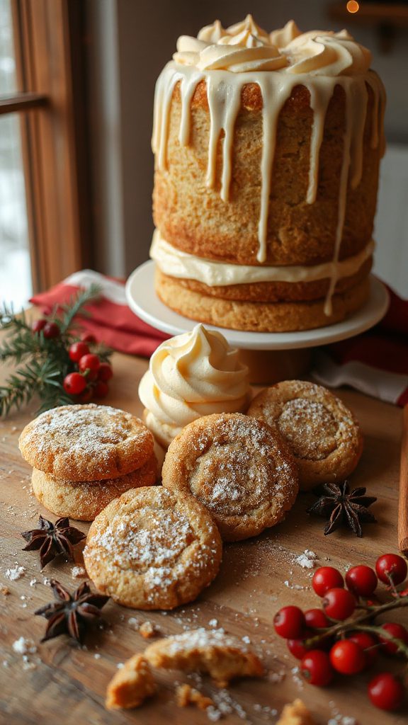 eggnog snickerdoodle cake recipe