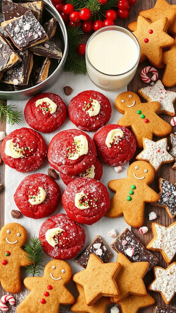 elegant red velvet cookies