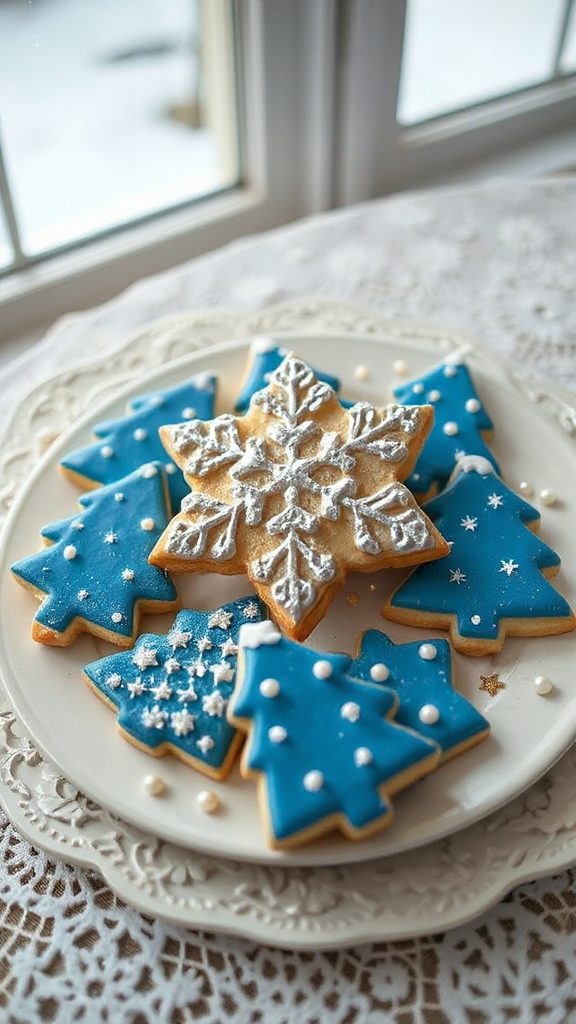 elegant snowflake fondant cookies elegant snowflake fondant cookies