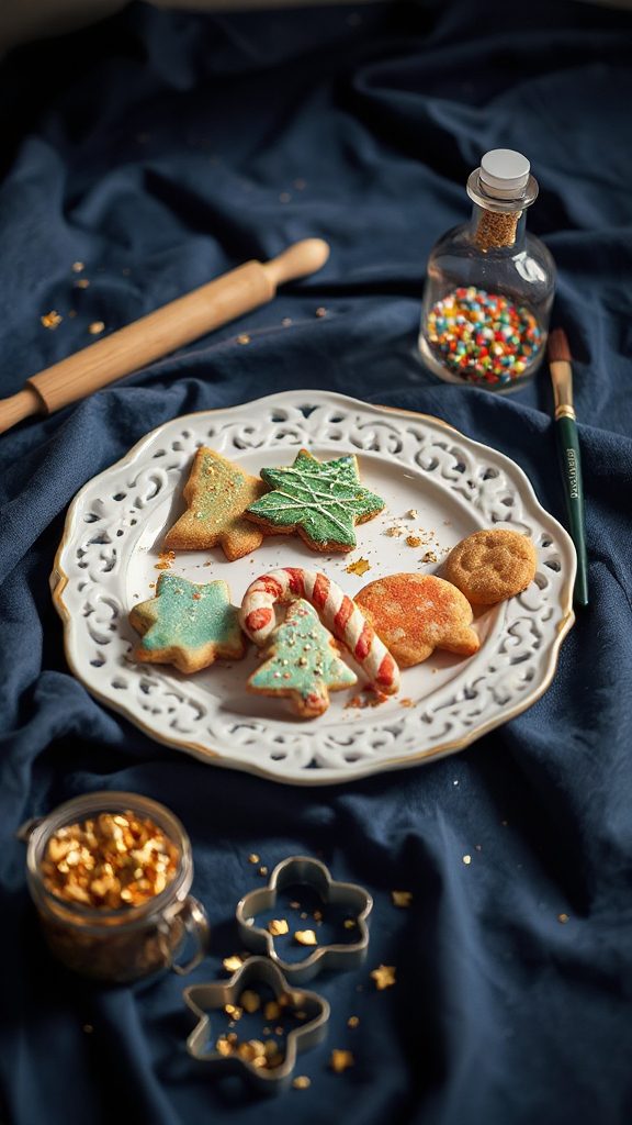 elegant starry night cookies elegant starry night cookies