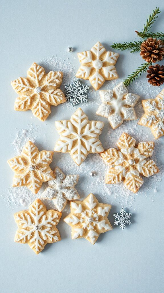 elegant winter cookie decorations