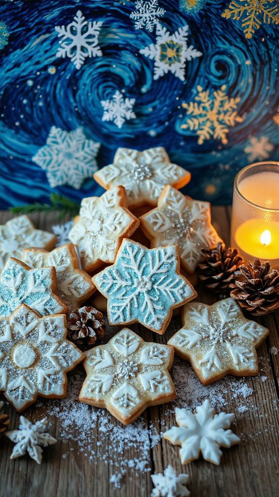 enchanting starry night cookies