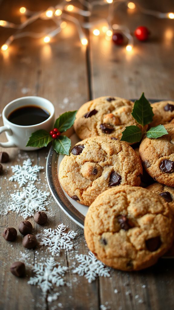 espresso infused snickerdoodle cookies