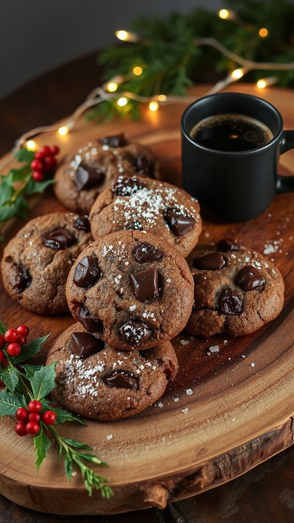 espresso oatmeal chocolate chip cookies