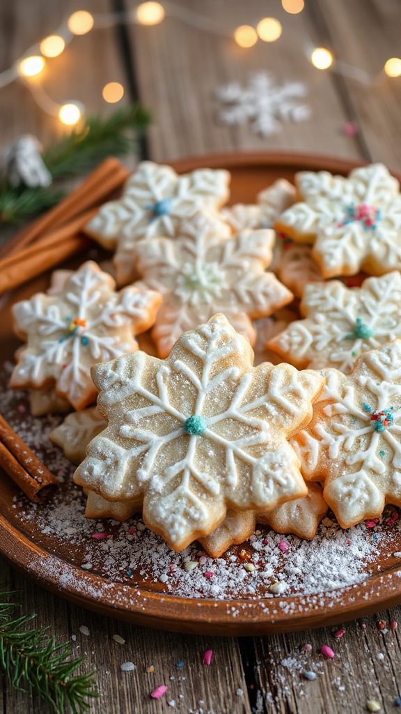 festive candy coated cookies