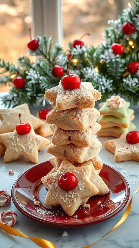 festive cherry spritz cookies festive cherry spritz cookies