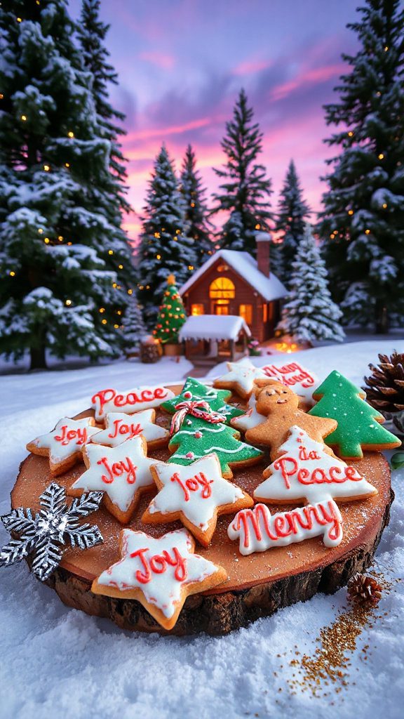 festive chewy peppermint cookies