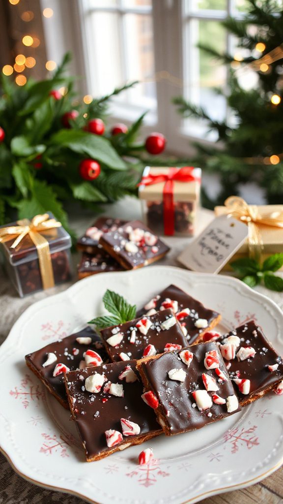 festive chocolate peppermint cookies festive chocolate peppermint cookies
