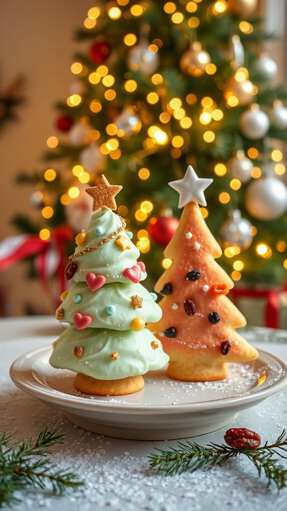 festive christmas tree cookies festive christmas tree cookies