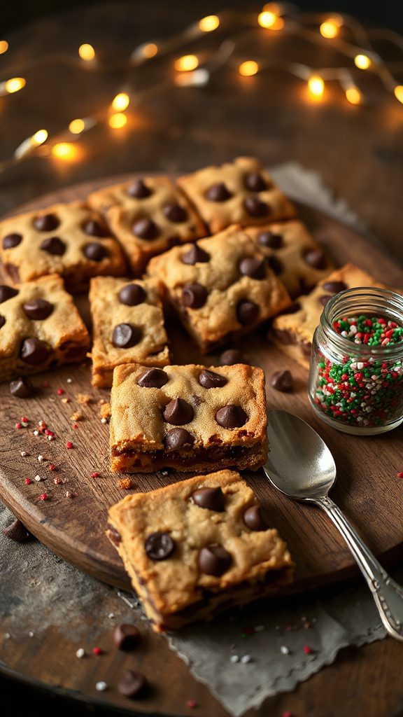 festive cookie bars recipe