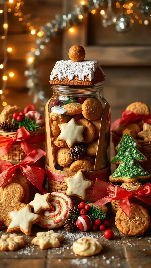 festive cookie jar decoration
