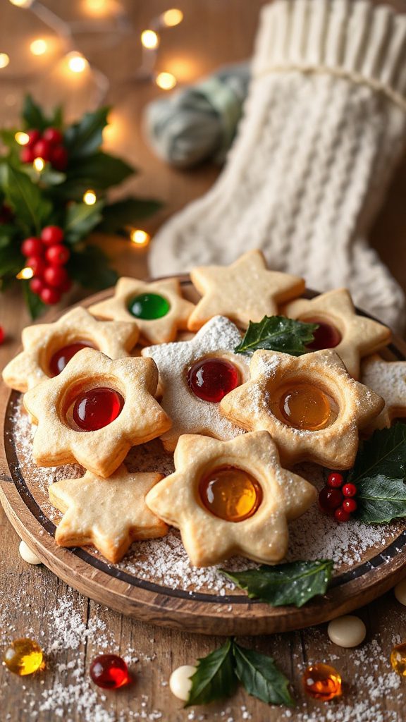 festive cookie with candy festive cookie with candy