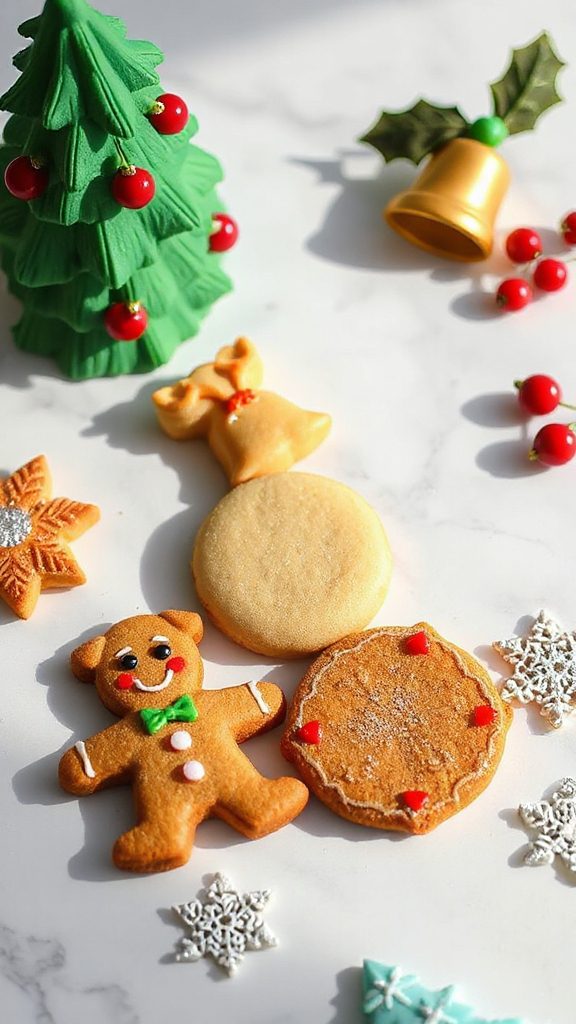 festive decorated christmas cookies festive decorated christmas cookies