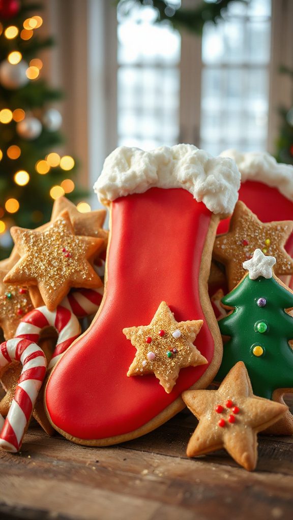 festive decorated holiday cookies festive decorated holiday cookies