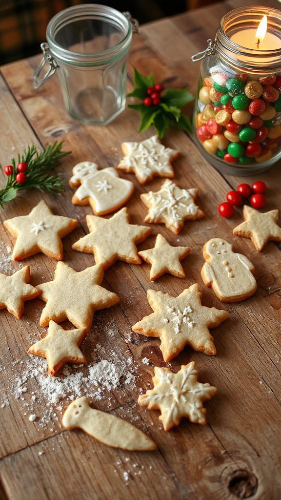 festive decorated sugar cookies