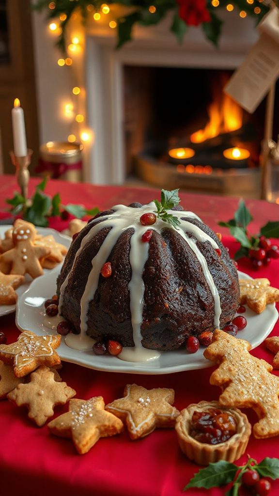 festive dried fruit cake