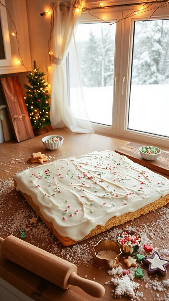 festive easy sugar cookie bars