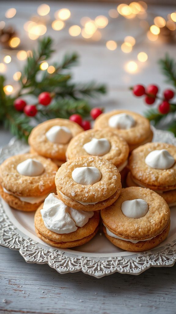 festive eggnog cookie sandwiches festive eggnog cookie sandwiches