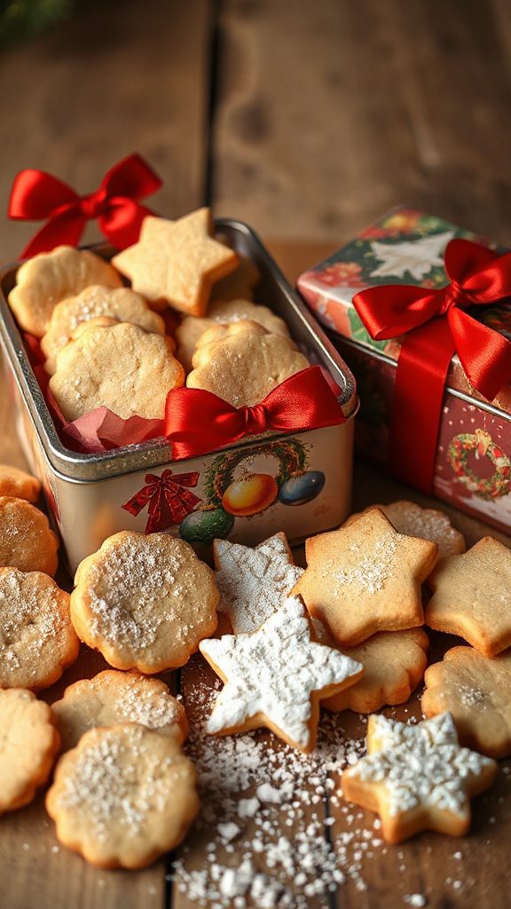 festive faux shortbread decorations