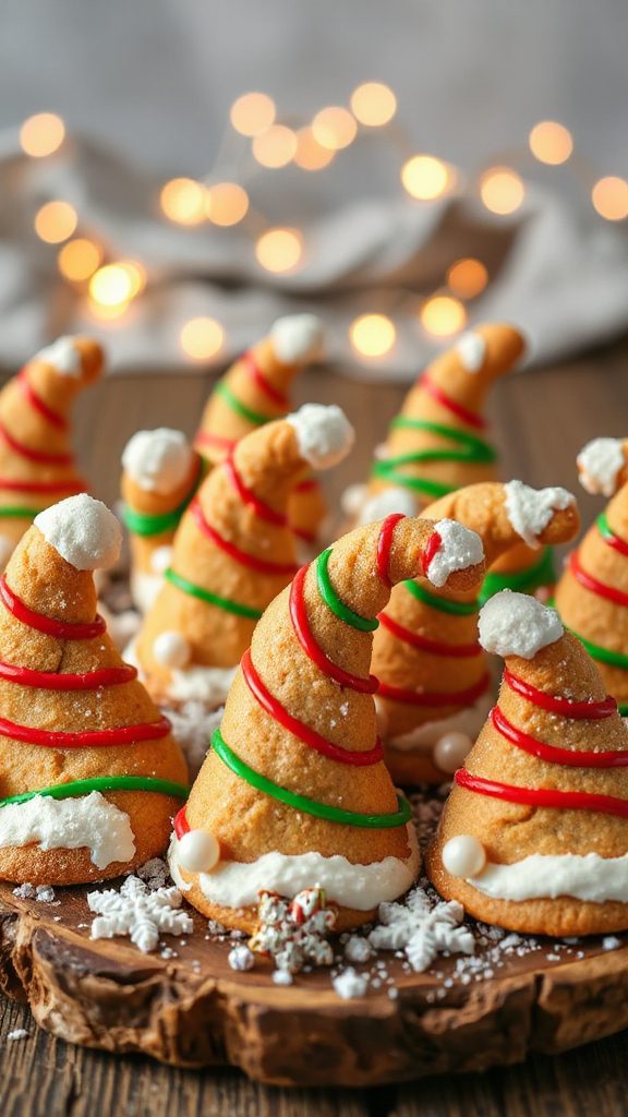 festive gingerbread cookie hats