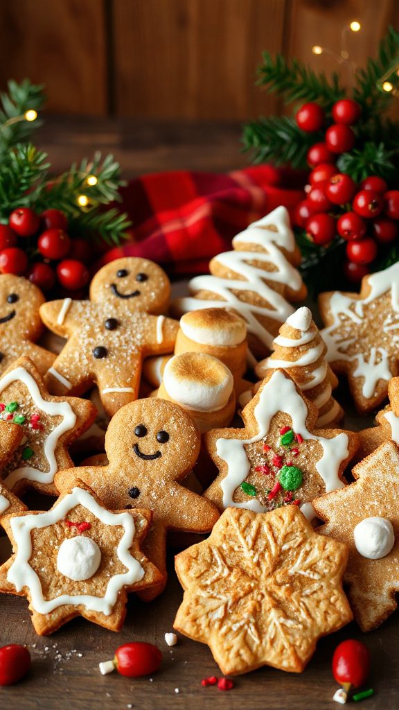 festive gingerbread marshmallow treats festive gingerbread marshmallow treats