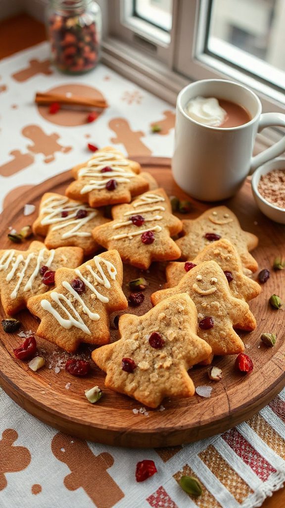 festive gluten free oatmeal cookies